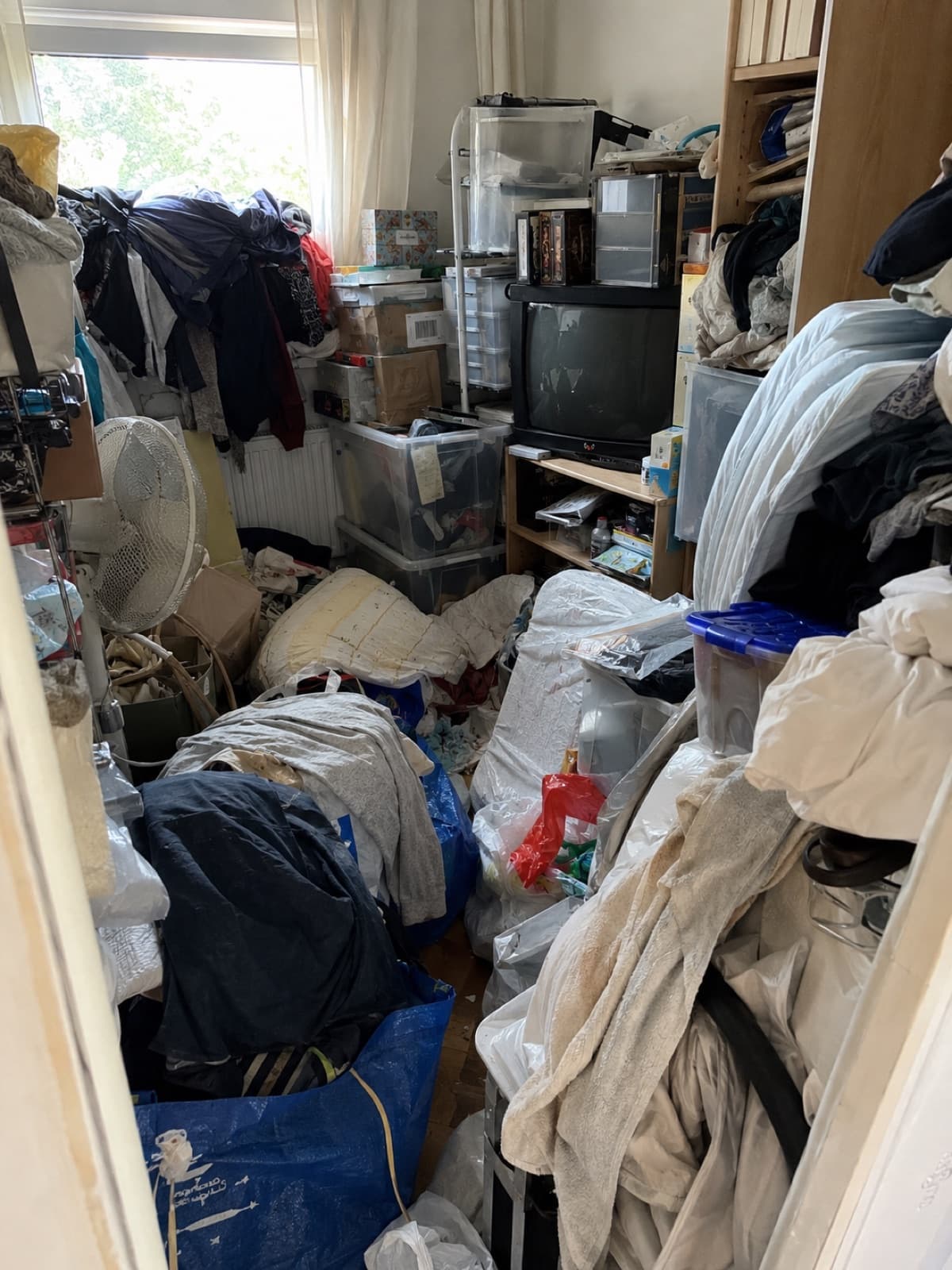 Typische Ausgangslage vor einer Keller, Dachboden & Garage im Raum Frankfurt / Rhein-Main